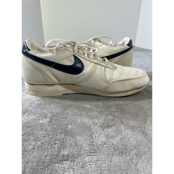Vintage Nike X Bowling Shoes Size 7 White Blue 80s 90s‎ 860507CH - Picture 8 of 11